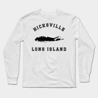 Hicksville Long Island (Light Colors) Long Sleeve T-Shirt